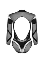 Body Obsessive B135 cu imprimeu geometric și decupaj XL/XXL