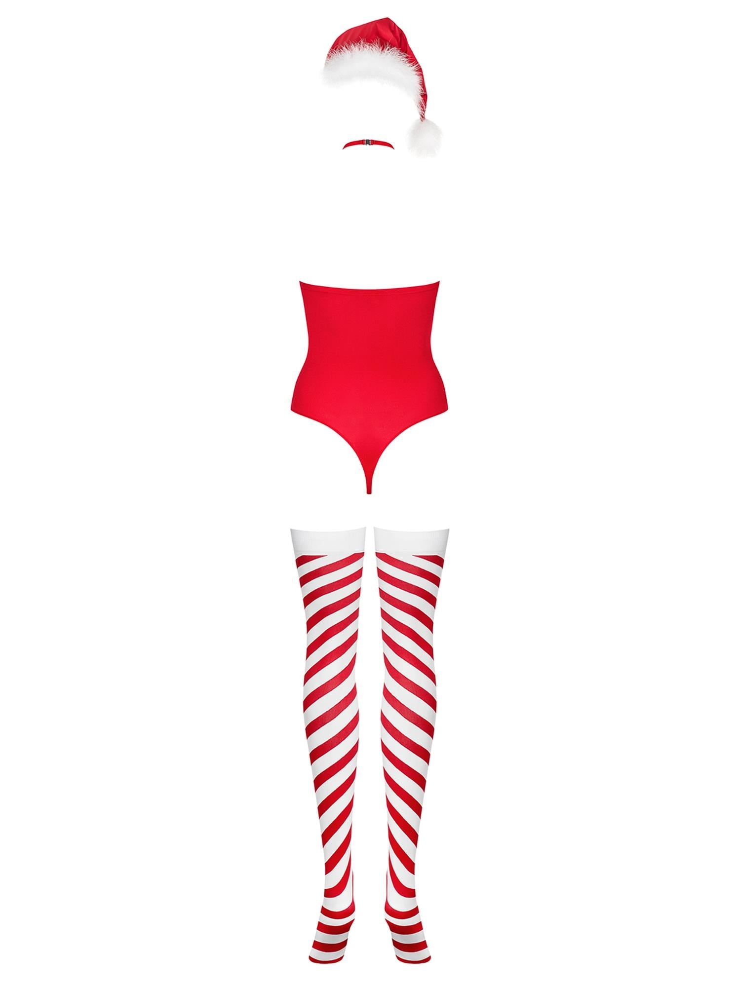 Body Kissmas Obsessive roșu L/XL
