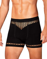 Boxeri erotici Obsessive M102 cu decupaje negri S/M/L