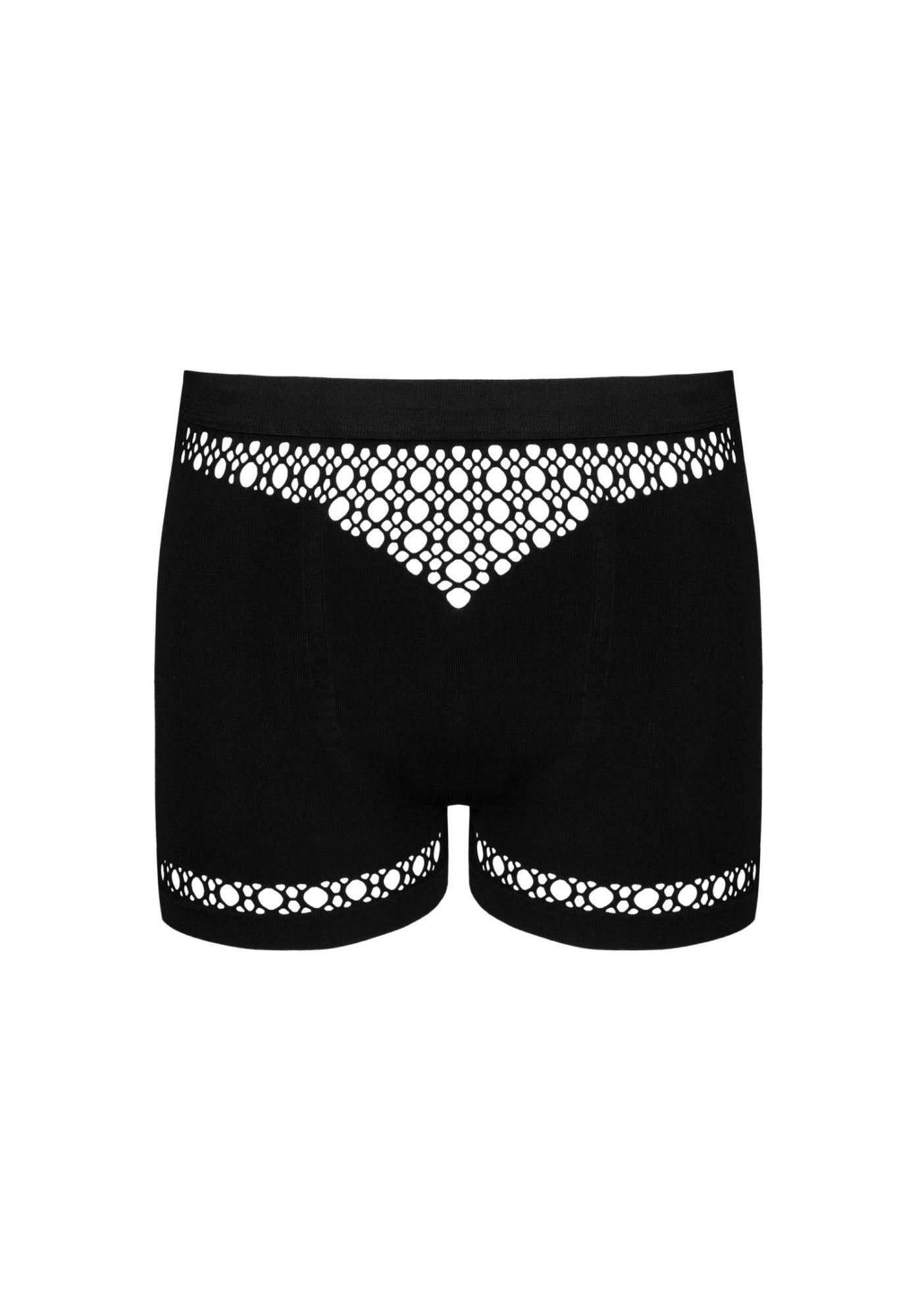 Boxeri erotici Obsessive M102 cu decupaje negri S/M/L
