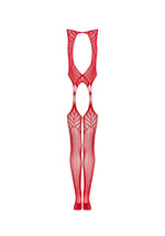 Bodystocking Obsessive N122 roșu S/M/L