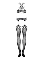 Body-ciorap geometric Obsessive G313 SML