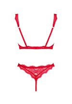 Set de două piese Bergamomore Obsessive roșu XS/S