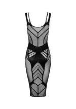 Rochie tricotată Obsessive D609 neagră S/M/L