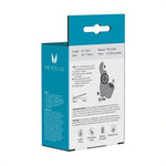 Vibrator cu deget mini iepuraș Me You Us, roz, 9 cm