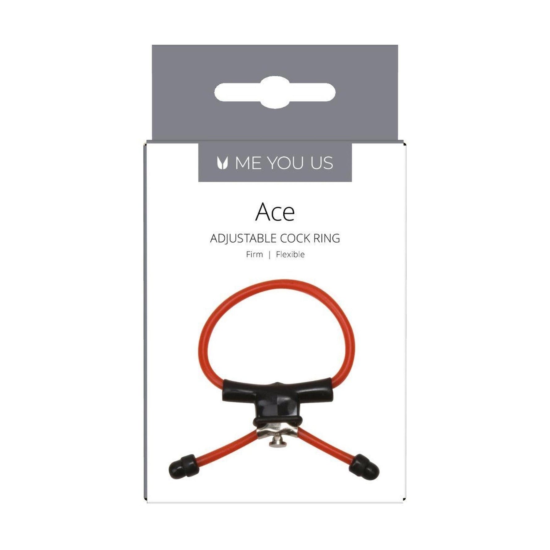 Inel reglabil pentru penis Me You Us Ace din silicon