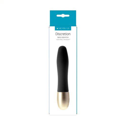 Vibrator Discretion Me You Us Mini Negru 8 cm