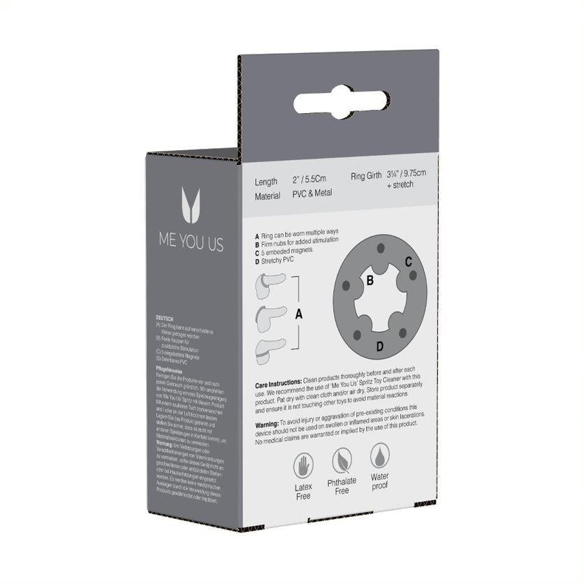 Inel magnetic pentru penis Me You Us, impermeabil