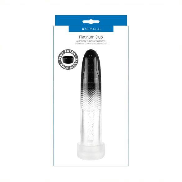 Masturbator cu pompă automată Me You Us Platinum Duo USB