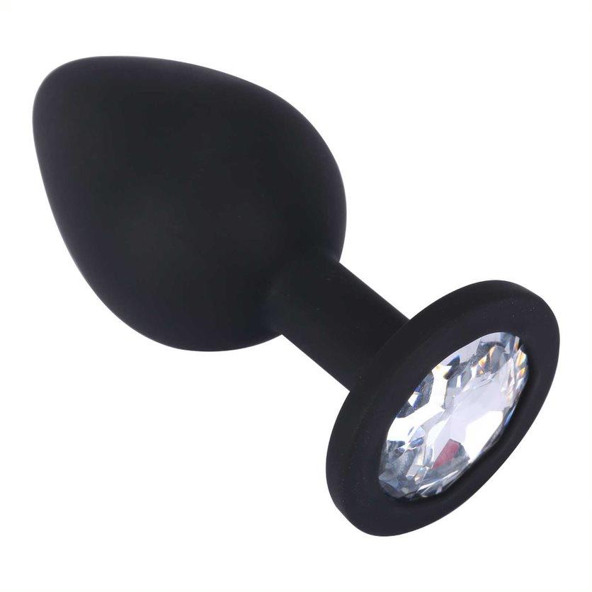 Set de dopuri anale Me You Us Trio of Jewels, culoare neagră