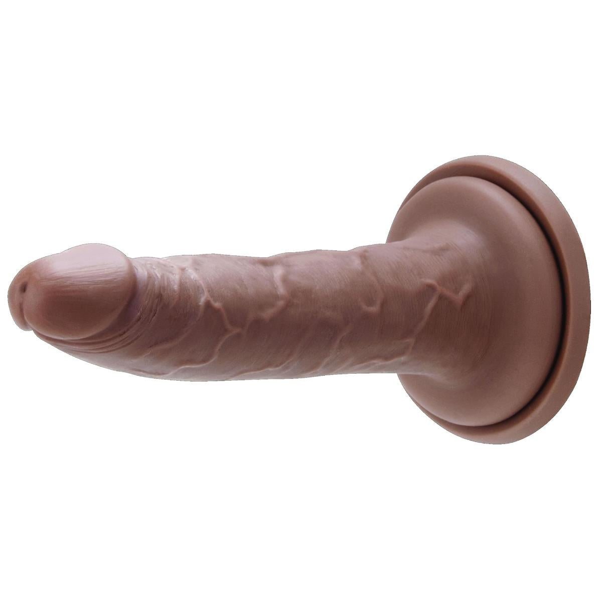 Dildo realist din silicon caramel Me You Us de 18 cm