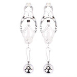 Cleme argintii pentru mameloane Me You Us Clover