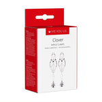 Cleme argintii pentru mameloane Me You Us Clover