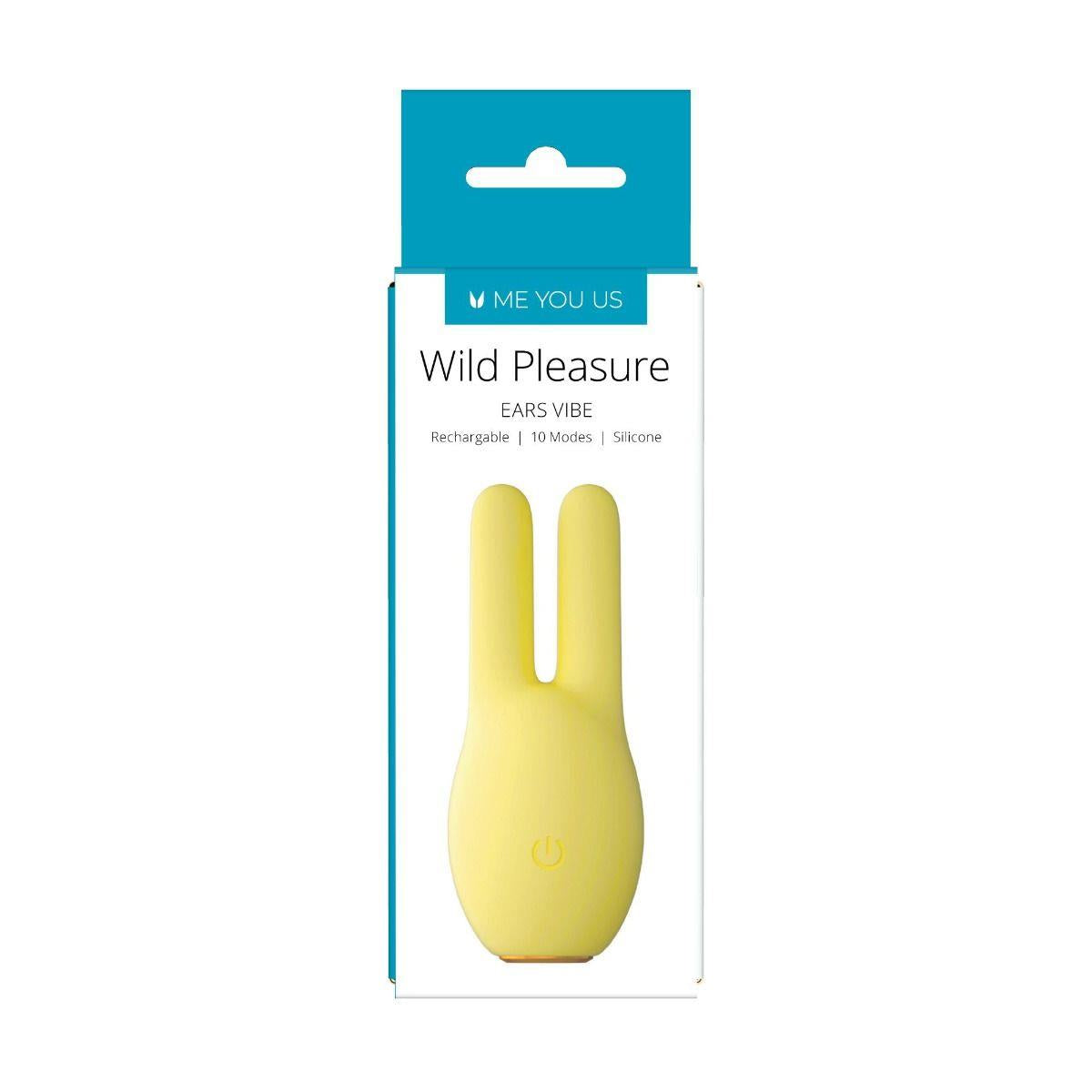 Vibrator Me You Us Wild Pleasure Ears Bunny, galben