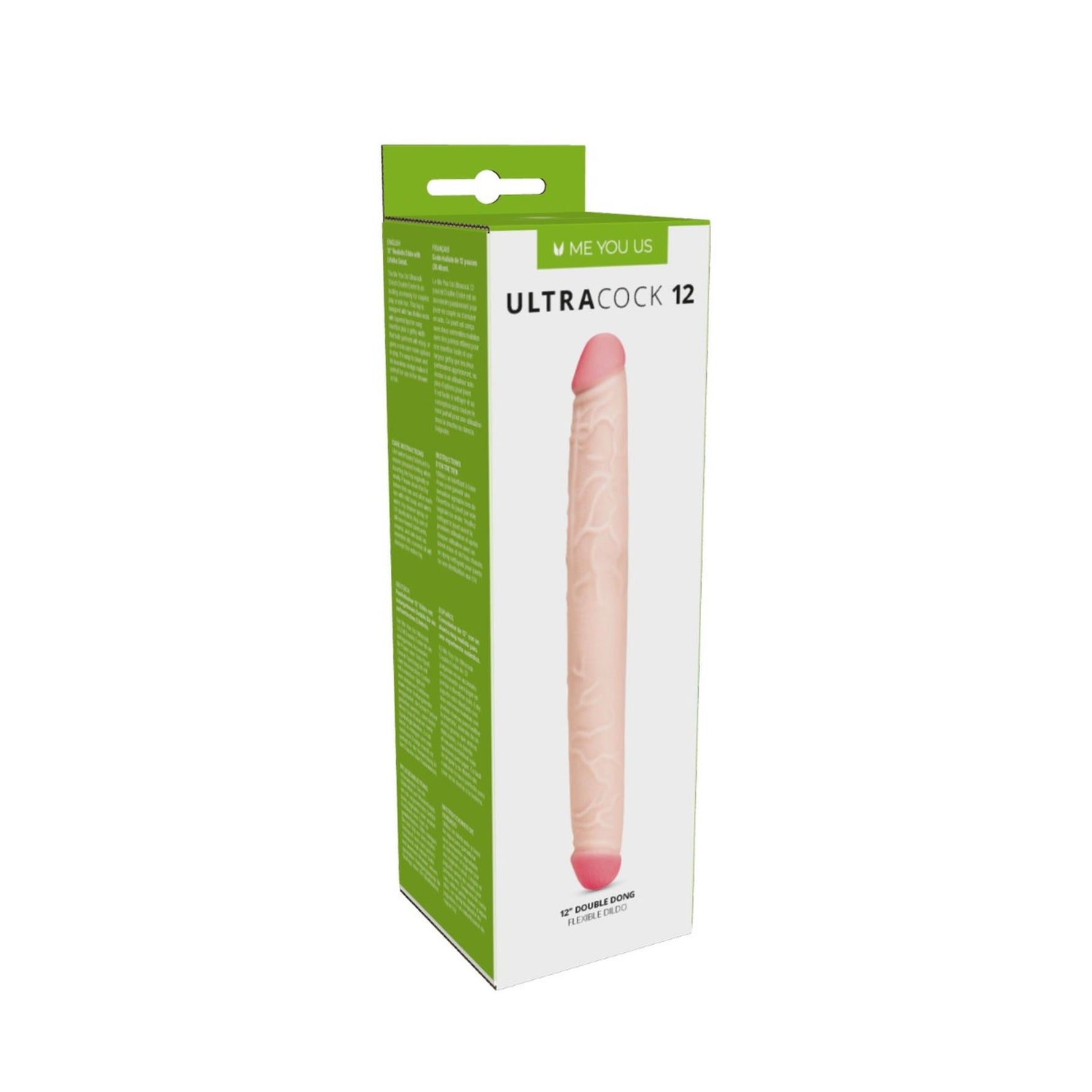 Dildo dublu Me You Us Ultra Cock 12 inch din PVC