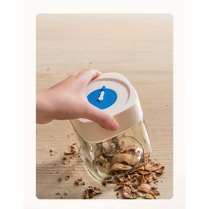 Borcan din Sticla de Inalta Calitate, Flippy, Capac Ermetic, Uz Casnic, Depozitarea Condimentelor sau a Alimentelor