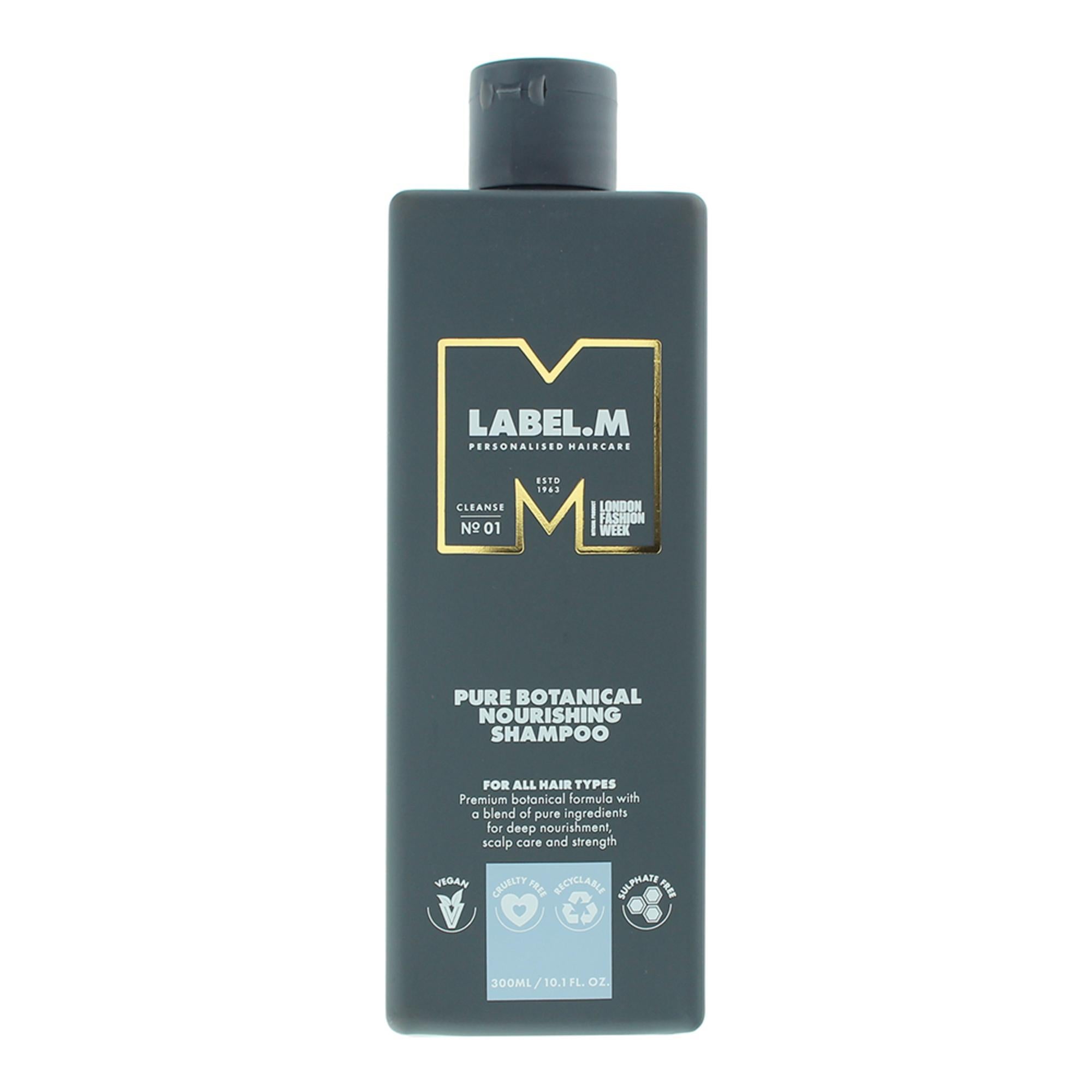 Label.M, Pure Botanical, Șampon pentru păr, Hrănitor, 300 ml
