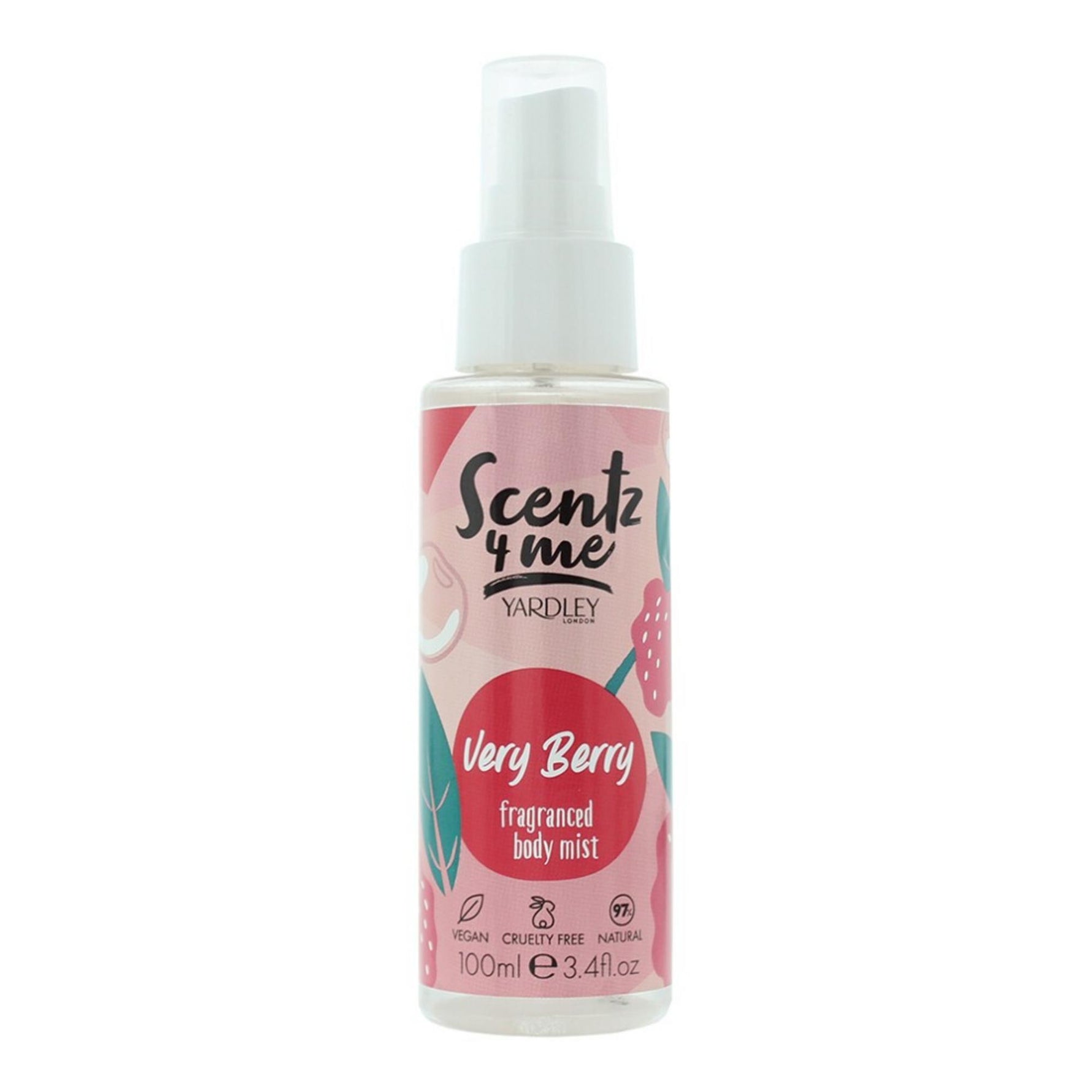 Yardley, Scentz 4 Me Very Berry, Spray parfumat, Unisex, 100 ml