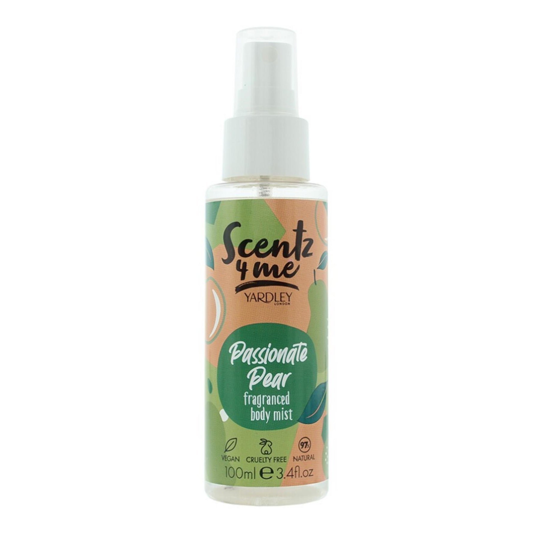 Yardley, Scentz 4 Me Passionate Pear, Spray parfumat, Pentru femei, 100 ml