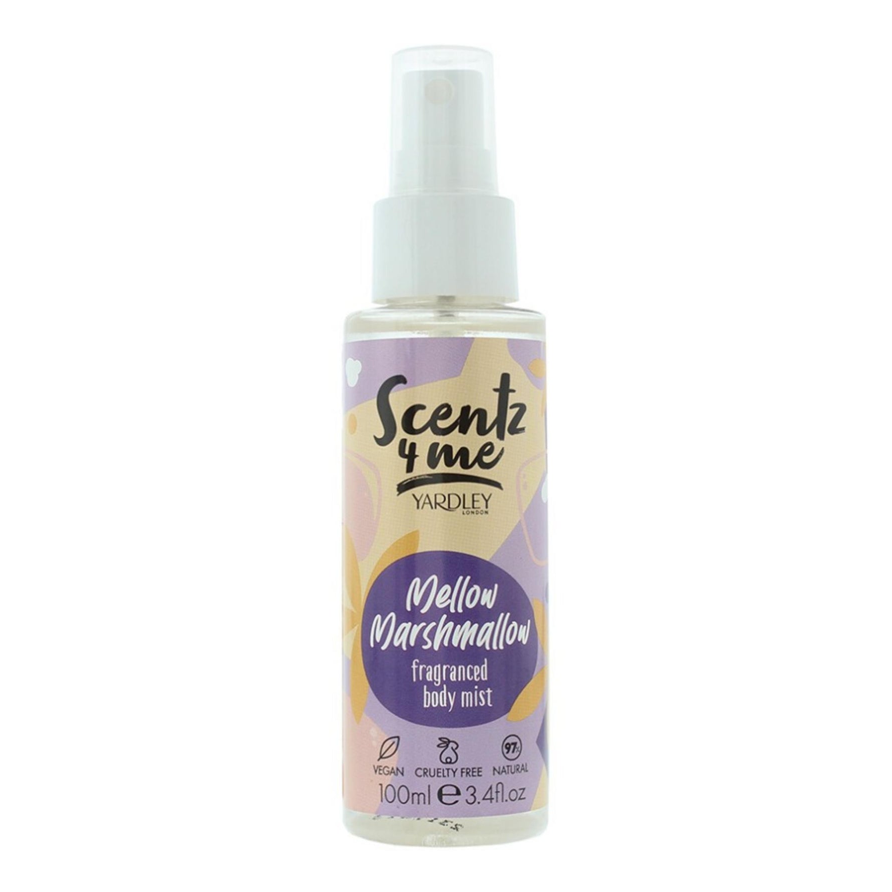 Yardley, Scentz 4 Me Mellow Marshmallow, Spray parfumat, Pentru femei, 100 ml