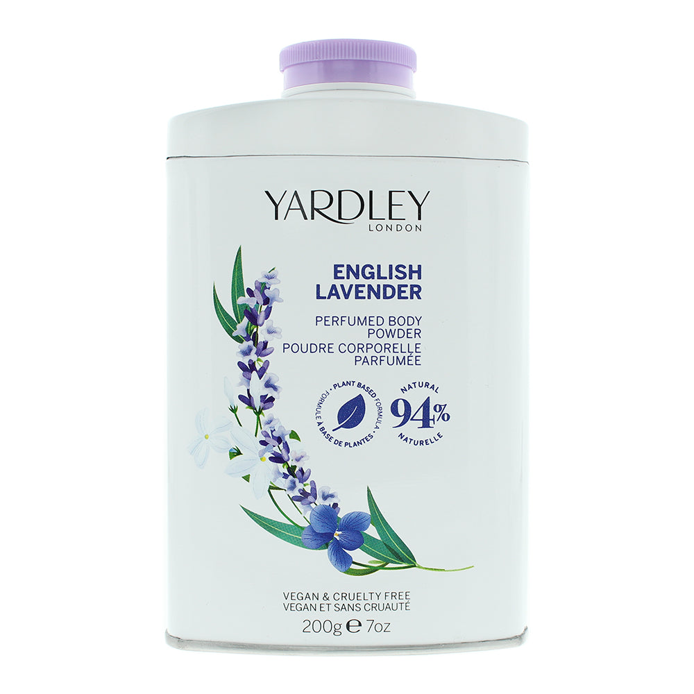 Yardley, English Lavender, Pudră pentru corp, 200 g
