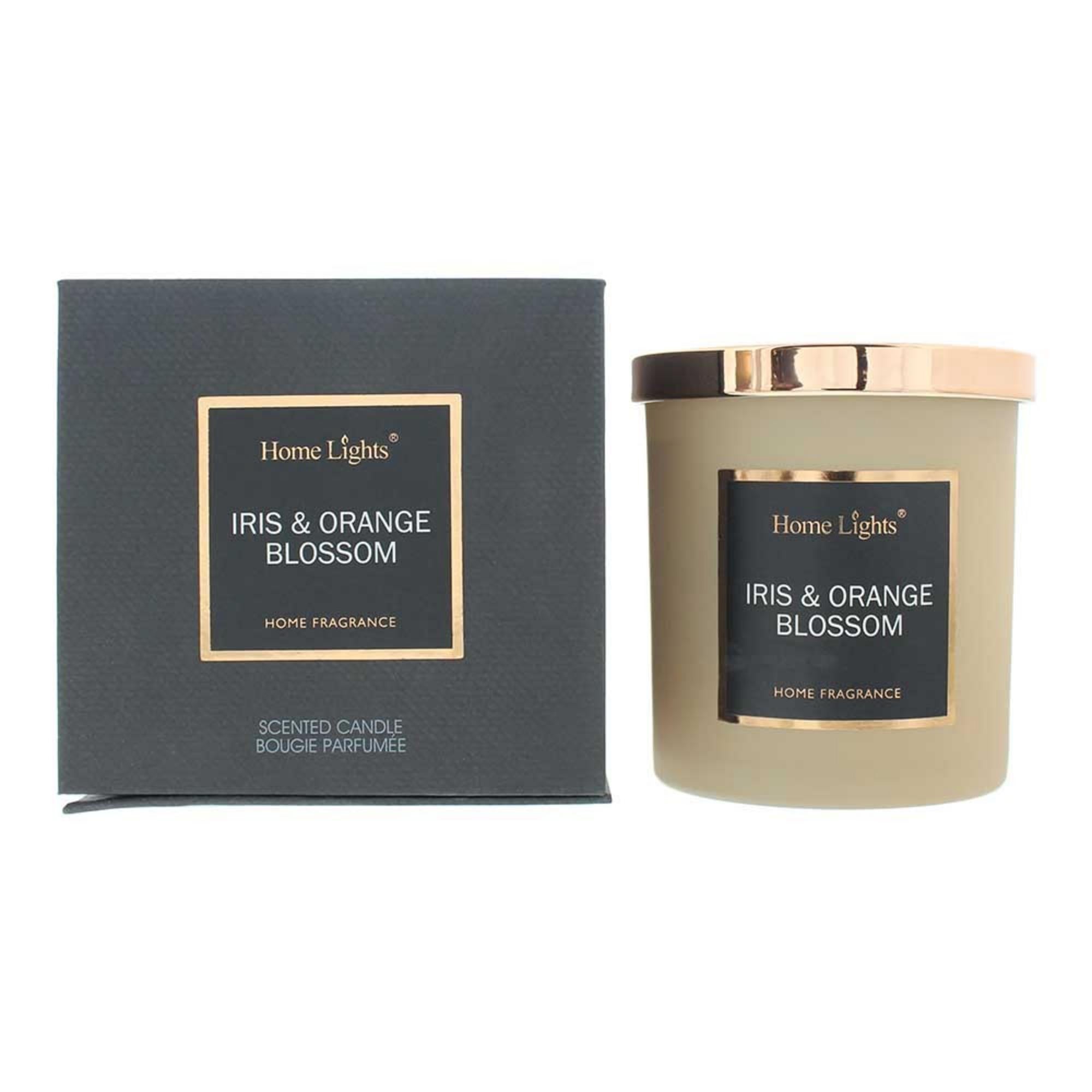 Home Lights, Iris Orange Blossom, Lumânare parfumată, 215 g
