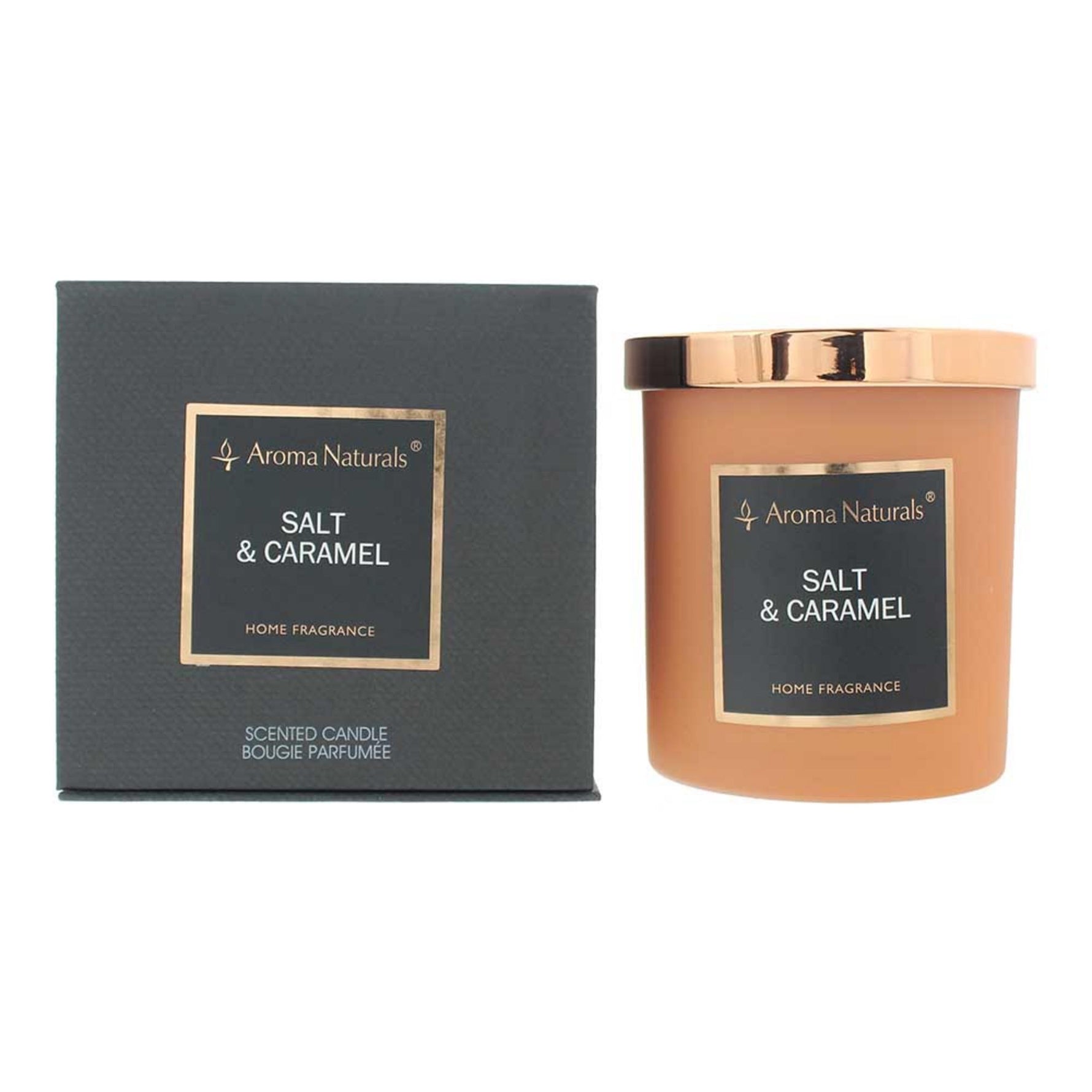 Aroma Naturals, Salt & Caramel, Lumânare parfumată, 215 g