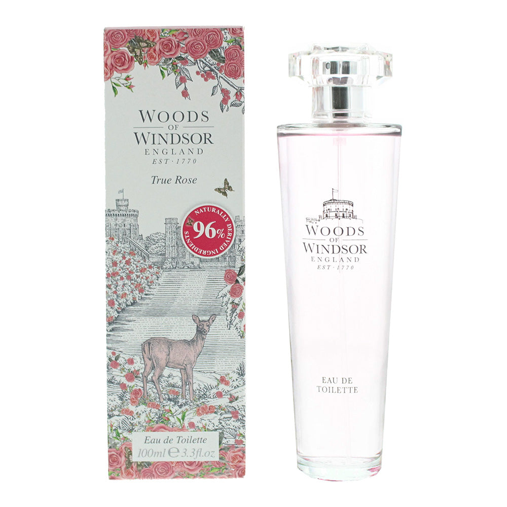 Woods Of Windsor, True Rose, Apă de toaletă, Pentru femei, 100 ml