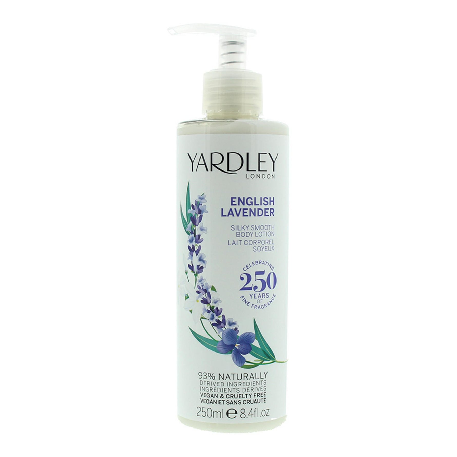 Yardley, English Lavender, Hidratant, Loțiune de corp, 250 ml