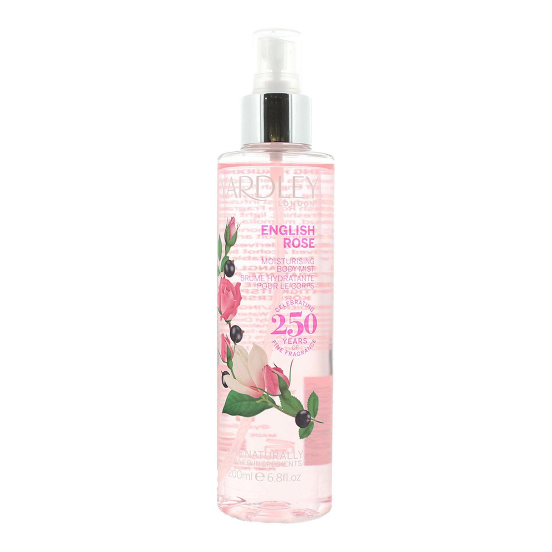 Yardley, English Rose, Spray parfumat, Pentru femei, 200 ml