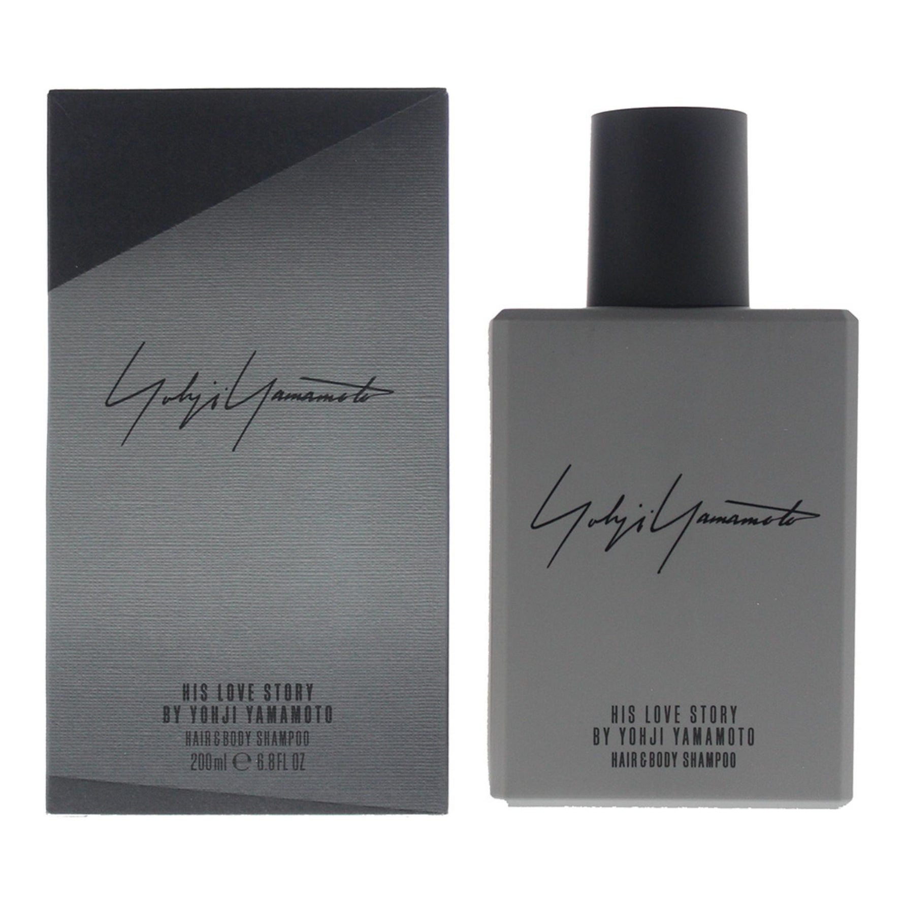 Yohji Yamamoto, His Love Story, Aromatic picant, Gel de duș și șampon 2 în 1, 200 ml