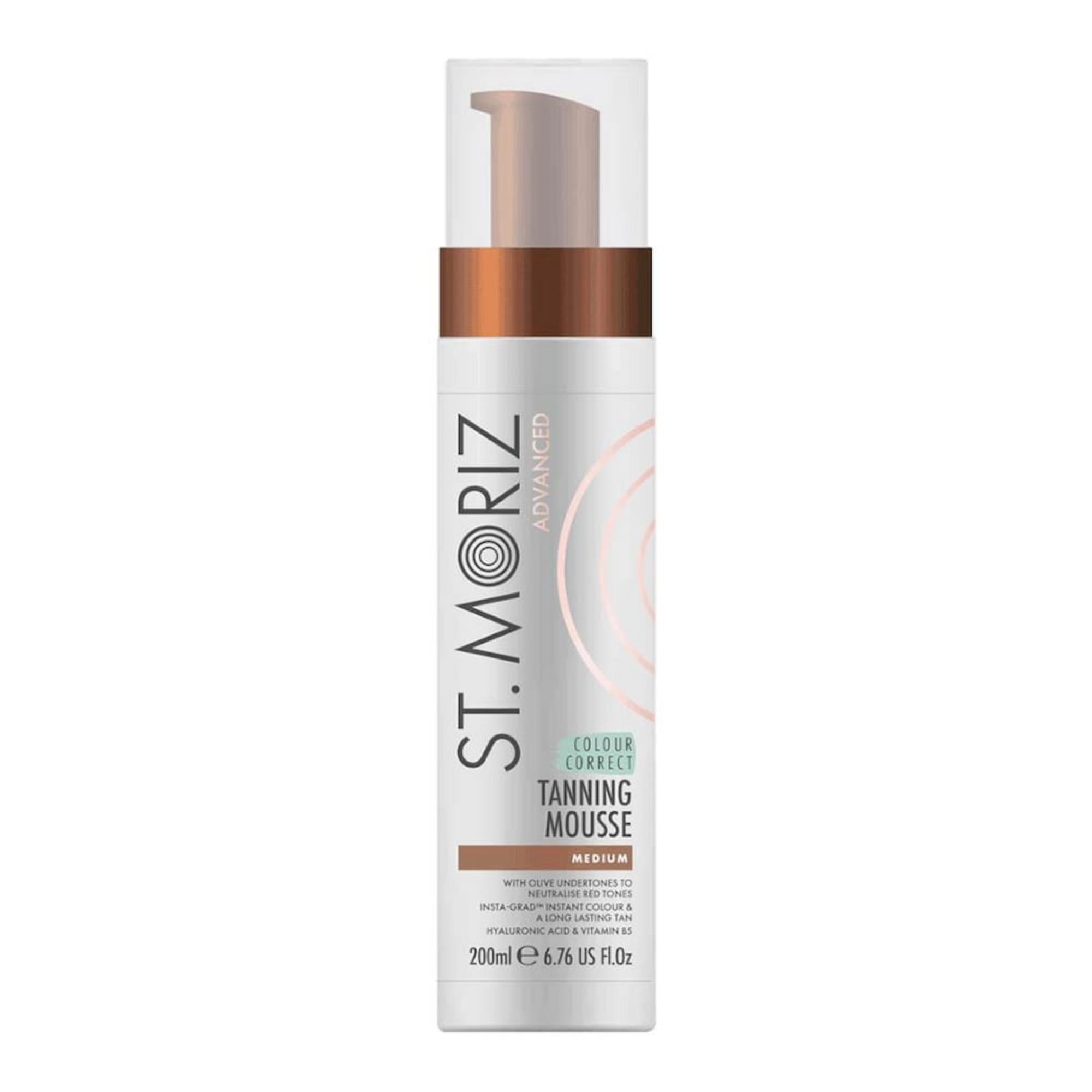 St. Moriz, Colour Correcting Tanning, Hidratare, Spumă autobronzantă, Pentru față, 200 ml