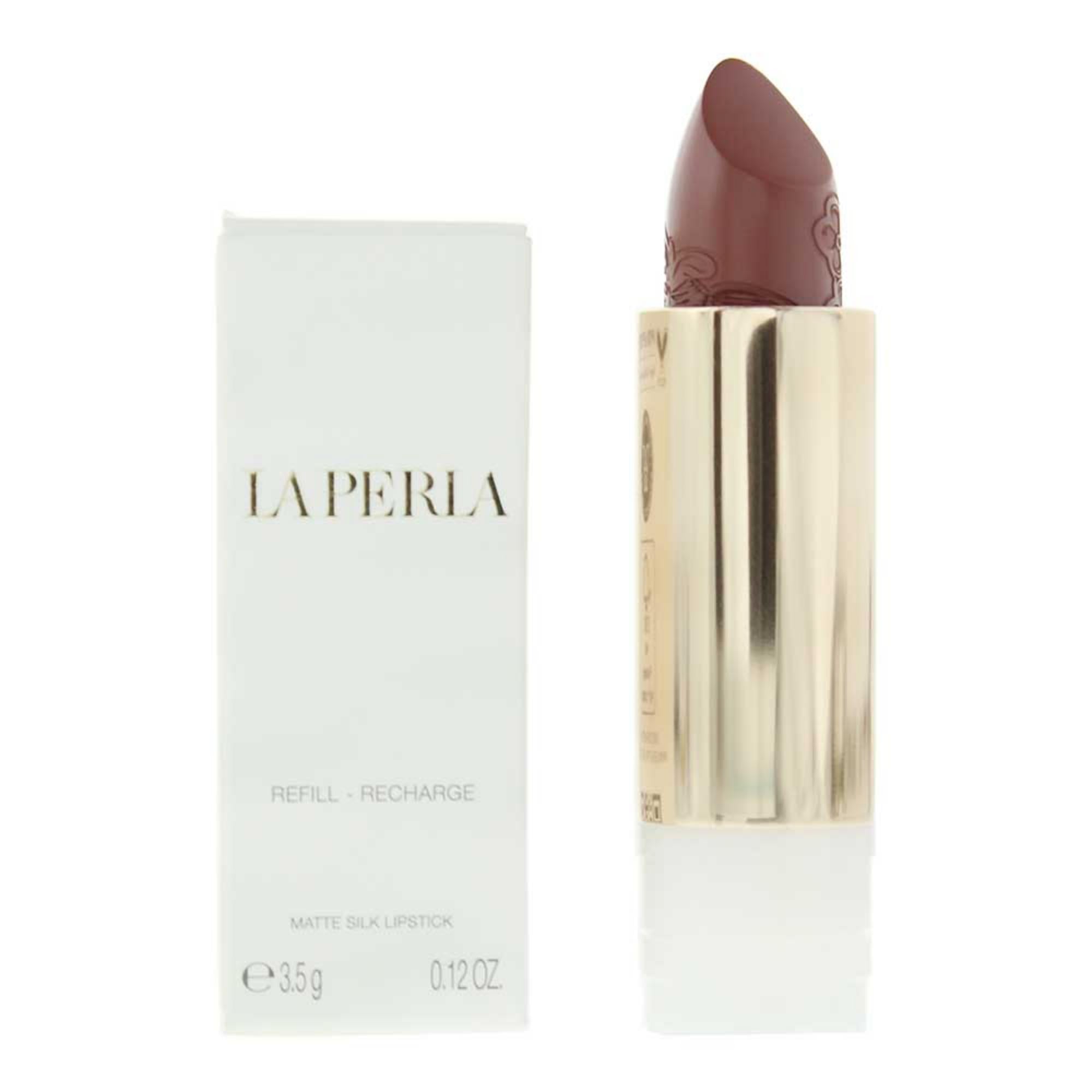 La Perla, Matte Silk, Mat, Ruj cremos, 111, Roșu arămiu, Reumplere, 3.5 g