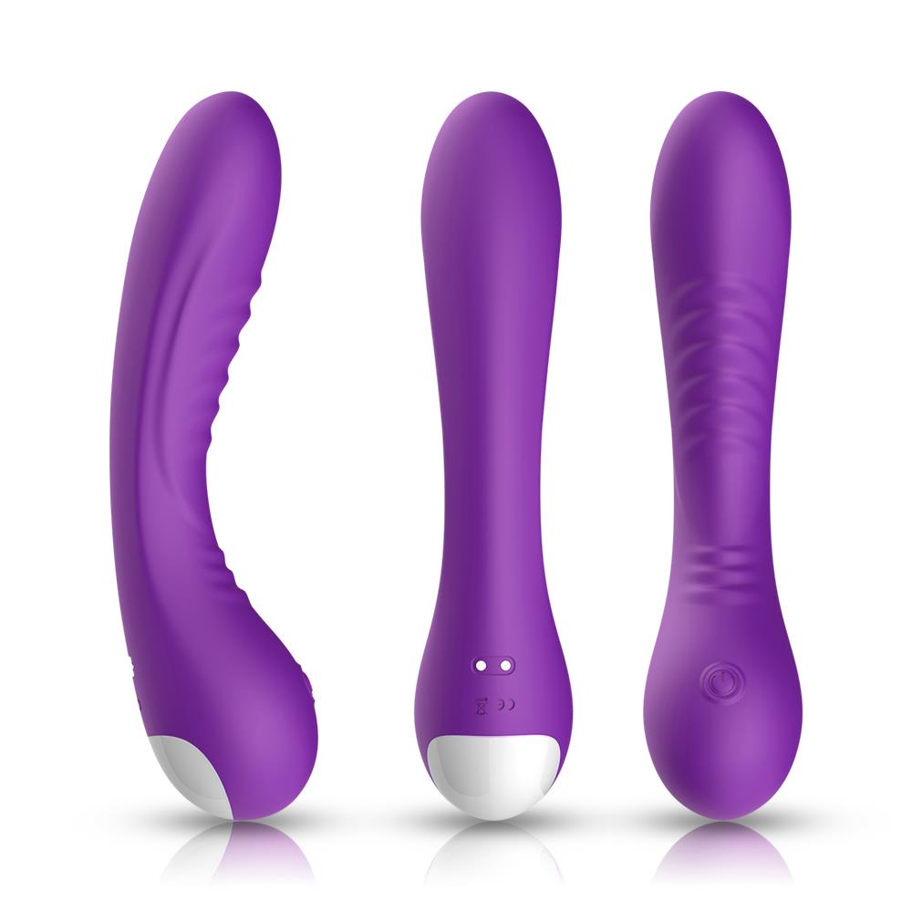 Vibrator Legend pentru punctul G, silicon violet, USB, 18 cm, impermeabil