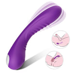 Vibrator Legend pentru punctul G, silicon violet, USB, 18 cm, impermeabil