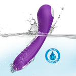 Vibrator Legend pentru punctul G, silicon violet, USB, 18 cm, impermeabil