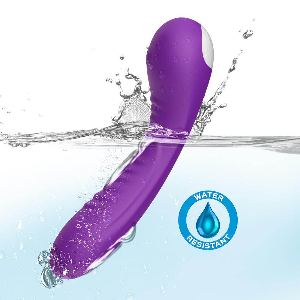 Vibrator Legend pentru punctul G, silicon violet, USB, 18 cm, impermeabil