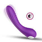 Vibrator Legend pentru punctul G, silicon violet, USB, 18 cm, impermeabil