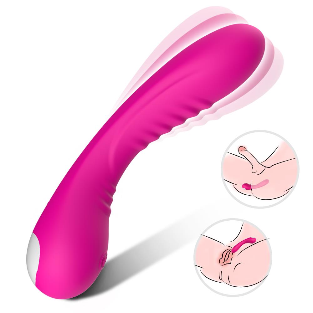 Vibrator Legend pentru punctul G, silicon, roz, USB, 18 cm
