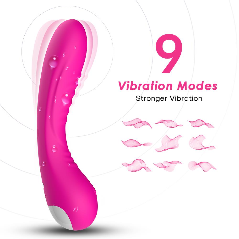 Vibrator Legend pentru punctul G, silicon, roz, USB, 18 cm