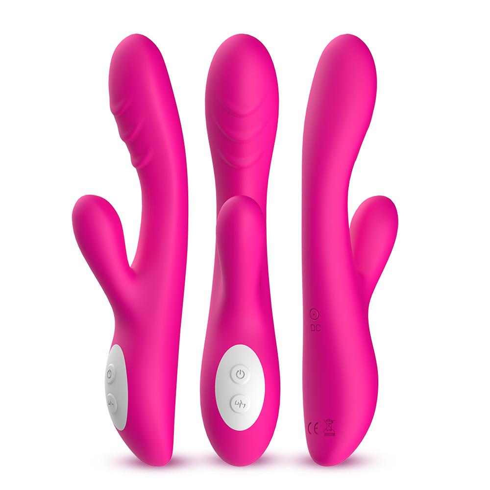 Vibrator Spark Joy încălzit pentru punctul G, silicon roz, USB