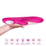 Vibrator Spark Joy încălzit pentru punctul G, silicon roz, USB