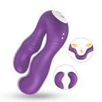 Stimulator Clitoridian Seraph Purple Joy din Silicon, Rezistent la Apă