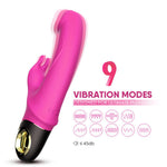 Vibrator B-Series Joy Meteor Silicon Iepuraș Roz USB 23 cm