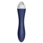 Stimulator clitoridian USB Fairyland Blue cu limbă mobilă