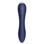 Stimulator clitoridian USB Fairyland Blue cu limbă mobilă