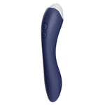Stimulator clitoridian USB Fairyland Blue cu limbă mobilă