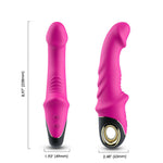 Vibrator Joyblade roz din silicon pentru punctul G, impermeabil prin USB