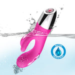Vibrator B-Series Joy Silicone Bunny roz USB 20 cm