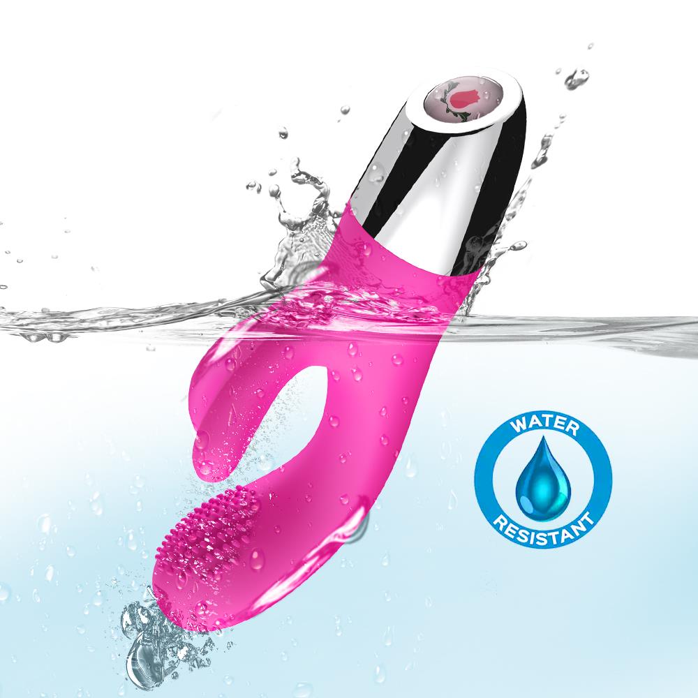 Vibrator B-Series Joy Silicone Bunny roz USB 20 cm